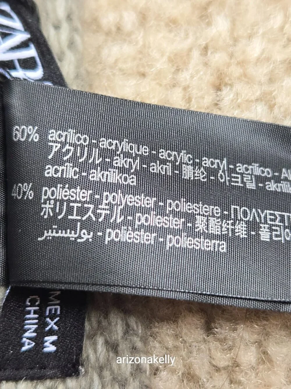 NWT Zara Knit Scarf Green - Picture 10 of 10